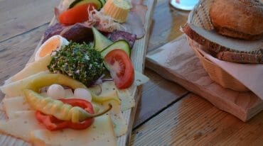 alpine summer, hearty snack